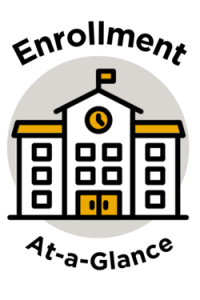 Icon of white and yellow school