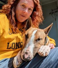 Shannon Durbin and her dog Boz