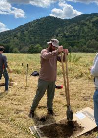 Student restoration at River Ridge Ranch Student restoration at River Ridge Ranch