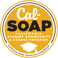 Cal-SOAP-California Student Opportunity and Access Program Cal-SOAP logo linked to the department's website