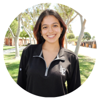 Student smiling for photo