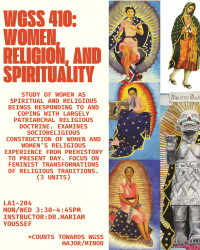 WGSS 410 Fall 2025 Course Flyer