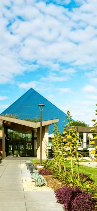 Mobile background of Walter Pyramid at the Bob Cole Music Conservatory