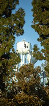 Mobile background of LB Water Tower