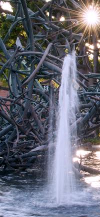 Mobile Background of ‘U as a Set’ Fountain in front of the McIntosh Building