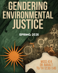 WGSS 424 Environment Justice Spring 2026 class flyer