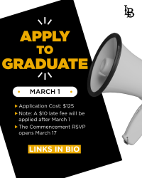 Apply to Graduate by March 1