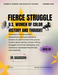 WGSS 318 Summer 2026 course flyer