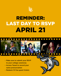 Last day to RSVP April 21