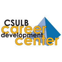 Csulb Career Development Center Logo with pyramid