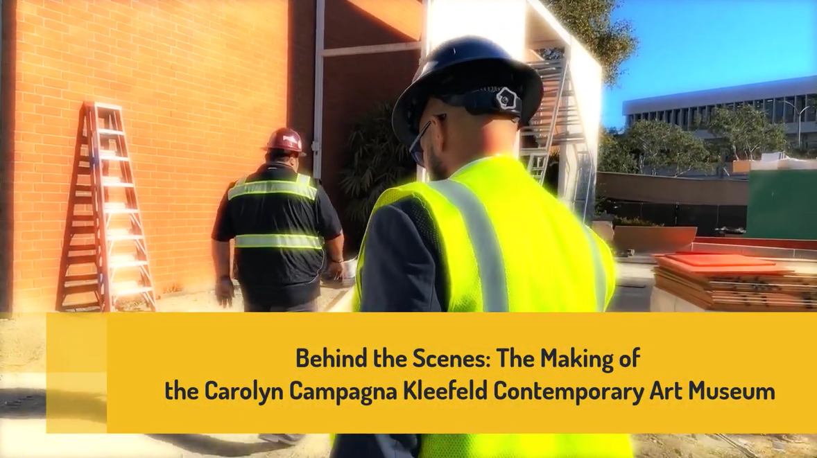 Tour of Carolyn Campagna Kleefeld Contemporary Art Museum Construction Site 